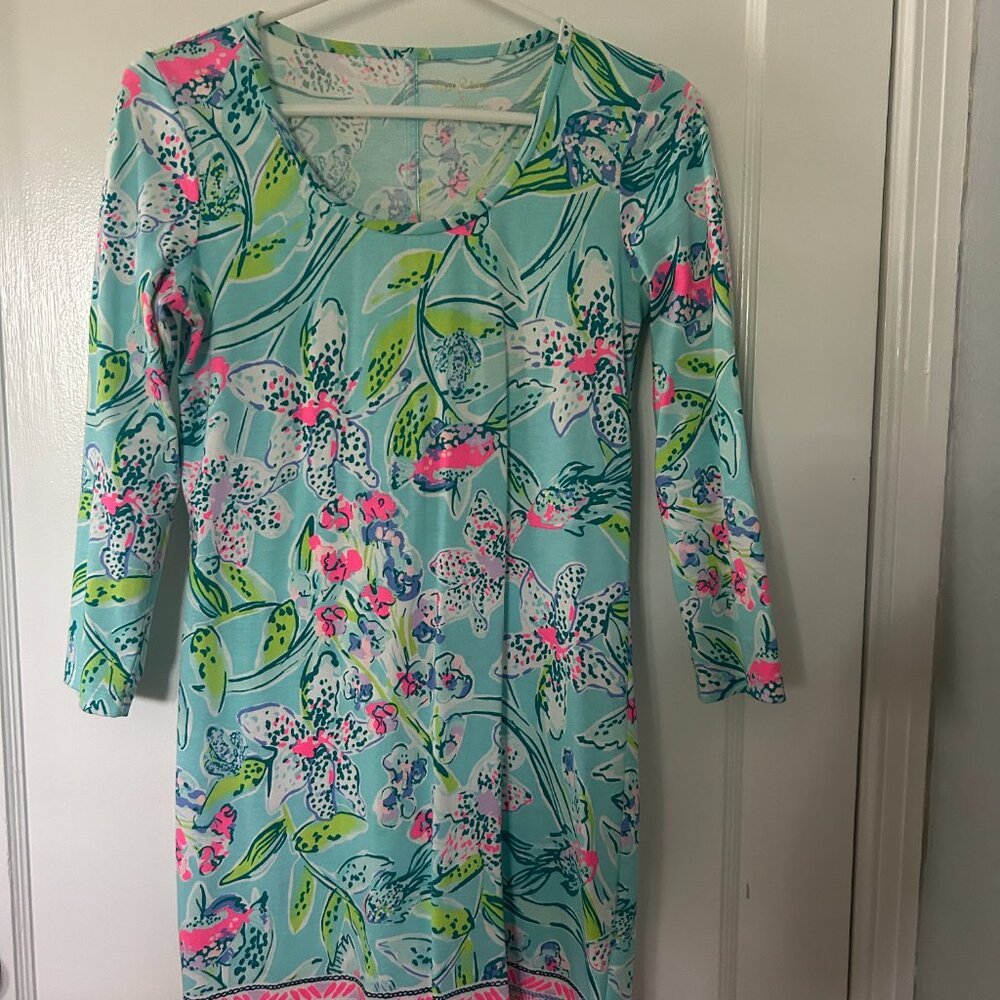 Lilly Pulitzer Pale Blue Multi-Color Dress